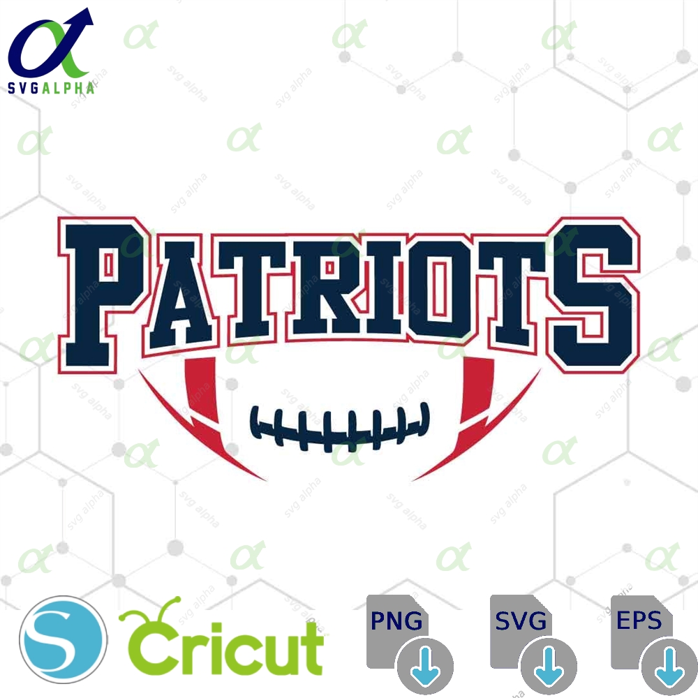 Patriots Football Svg Png Football Svg Sports Svg Football Shirt Sublimation Designs Png Dxf Jpg Eps